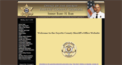Desktop Screenshot of fayettesheriff.org